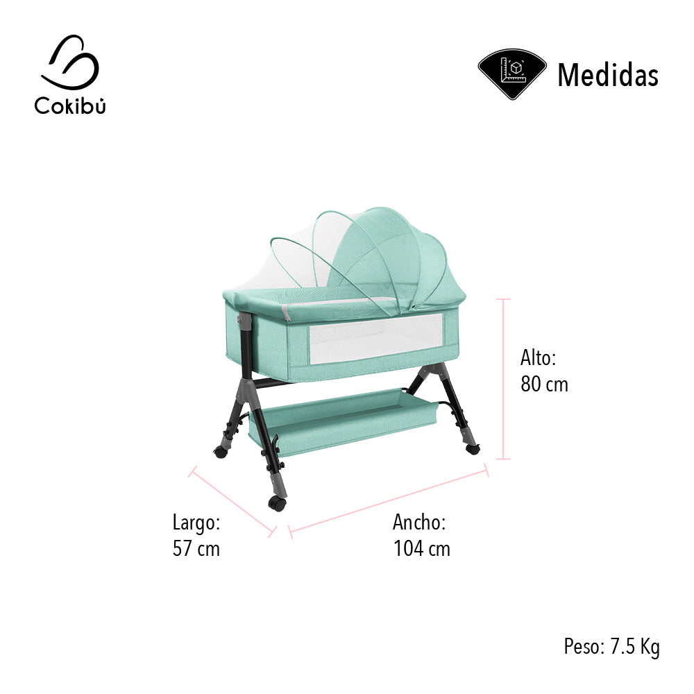 Cuna Tipo Moises Para Bebe Con Mosquitero