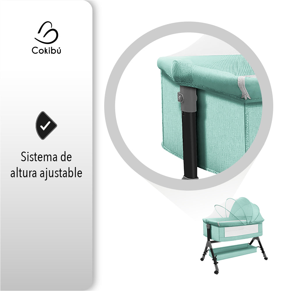 Cuna Tipo Moises Para Bebe Con Mosquitero