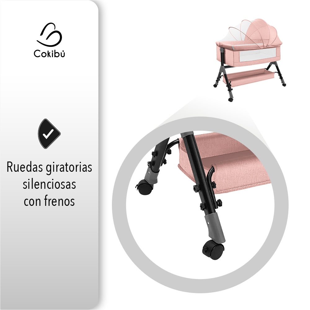 Cuna Tipo Moises Para Bebe Con Mosquitero