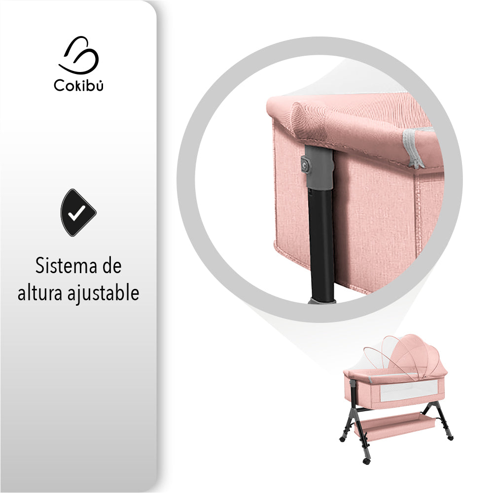 Cuna Tipo Moises Para Bebe Con Mosquitero
