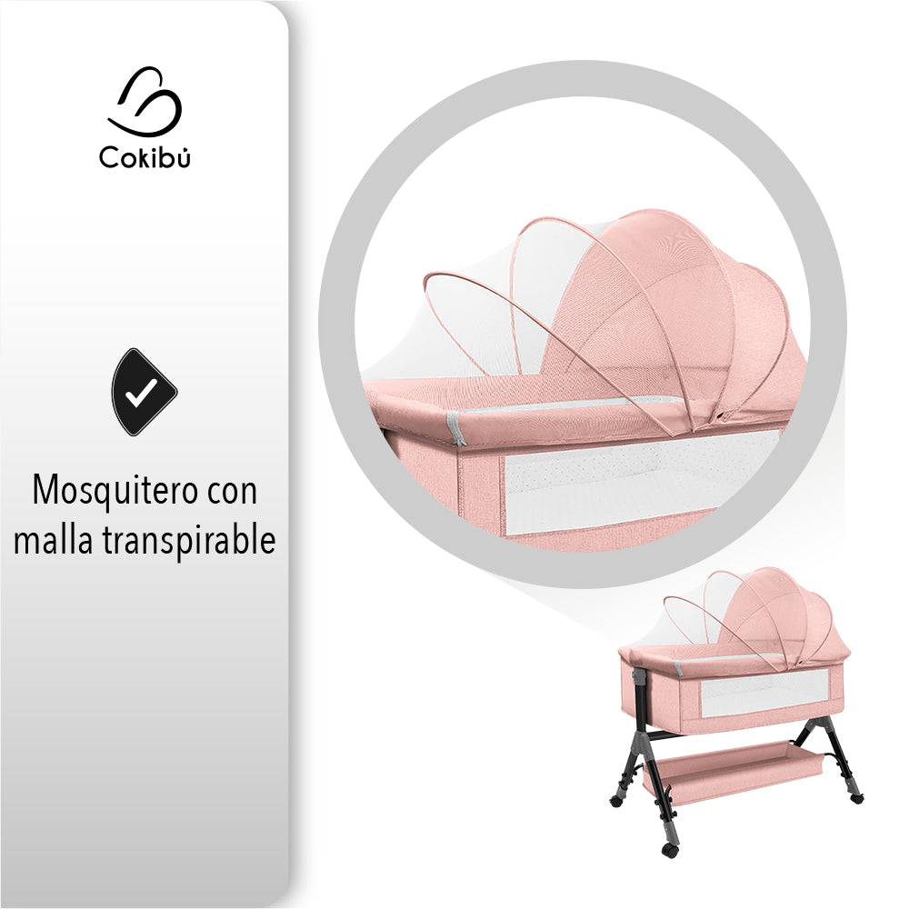 Cuna Tipo Moises Para Bebe Con Mosquitero
