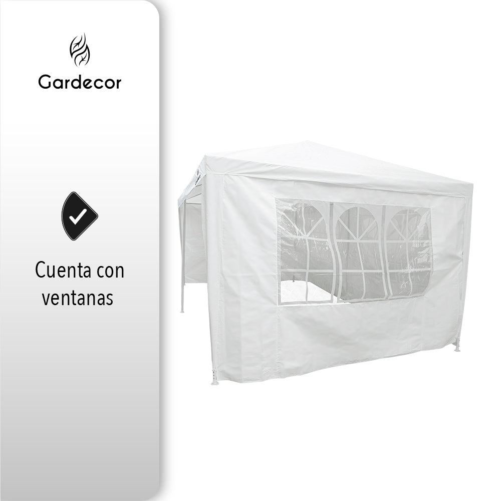 Carpa toldo con paredes 6x3 GARDECOR
