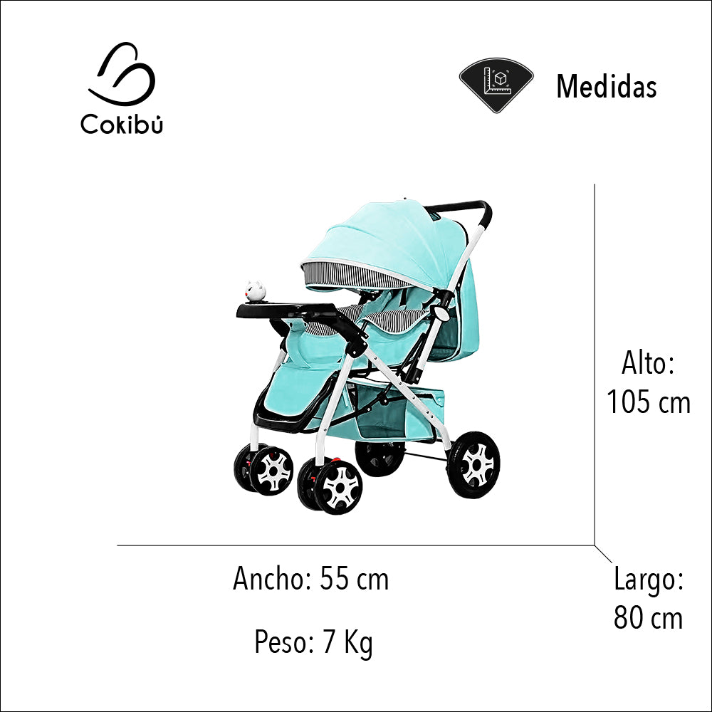 CARRIOLA DE BEBÉ PLEGABLE