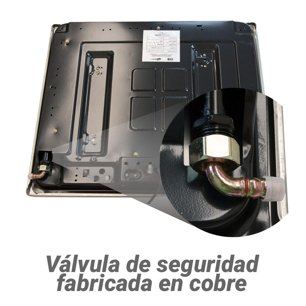 Estufa Parrilla de Gas de Acero Inoxidable Empotrable 4 Quemadores ECOCINAR
Con Ecocinare equiparás tu cocina como los profesionales. Nuestra parrilla de gas empotrable está fabricada en acero inoxidable de alta calidad que hará lucir tu hogar impecabl