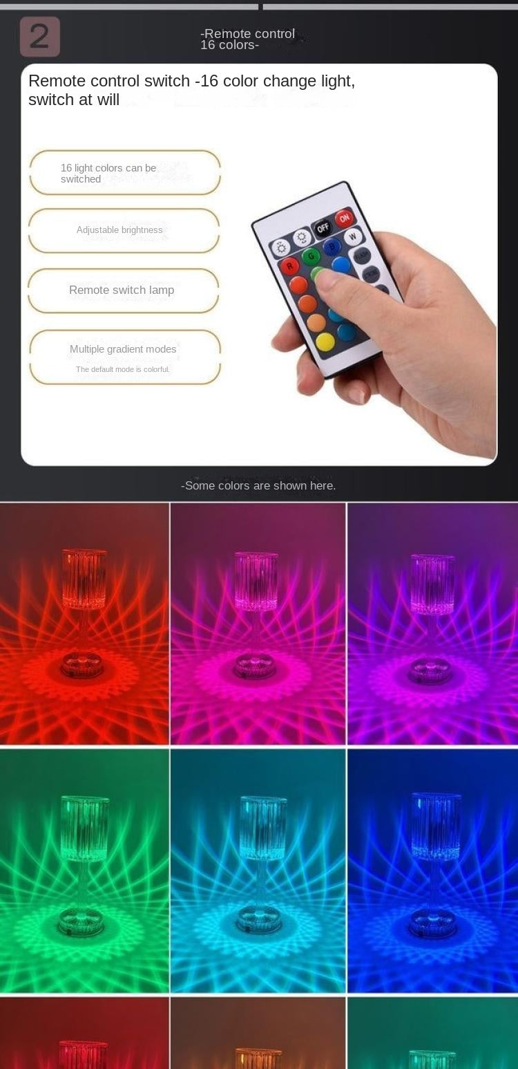 LAMPARA DE MESA LUCES LED