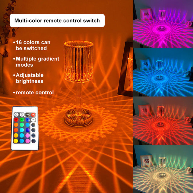 LAMPARA DE MESA LUCES LED