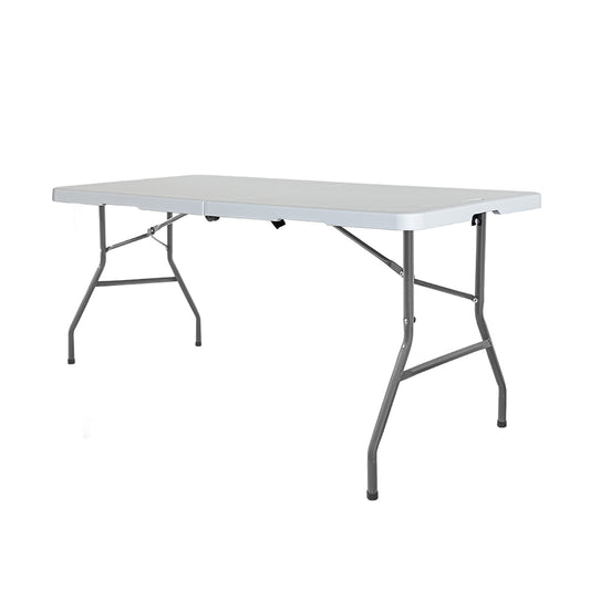 Mesa Plegable 240cm X 76cm X 74cm Ideal Para Patio Jardin
