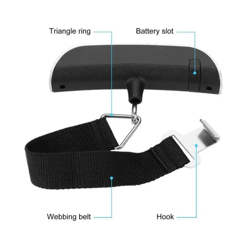 BASCULA ELECTRICA PORTATIL PARA EQUIPAJE